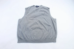 Daily Chill Withstand Polo by Ralph Lauren Embroidered Grey Golf Vest