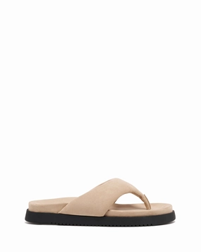 Radar Thong Sandal Cashew Suede Style Addon Comfortable Walk