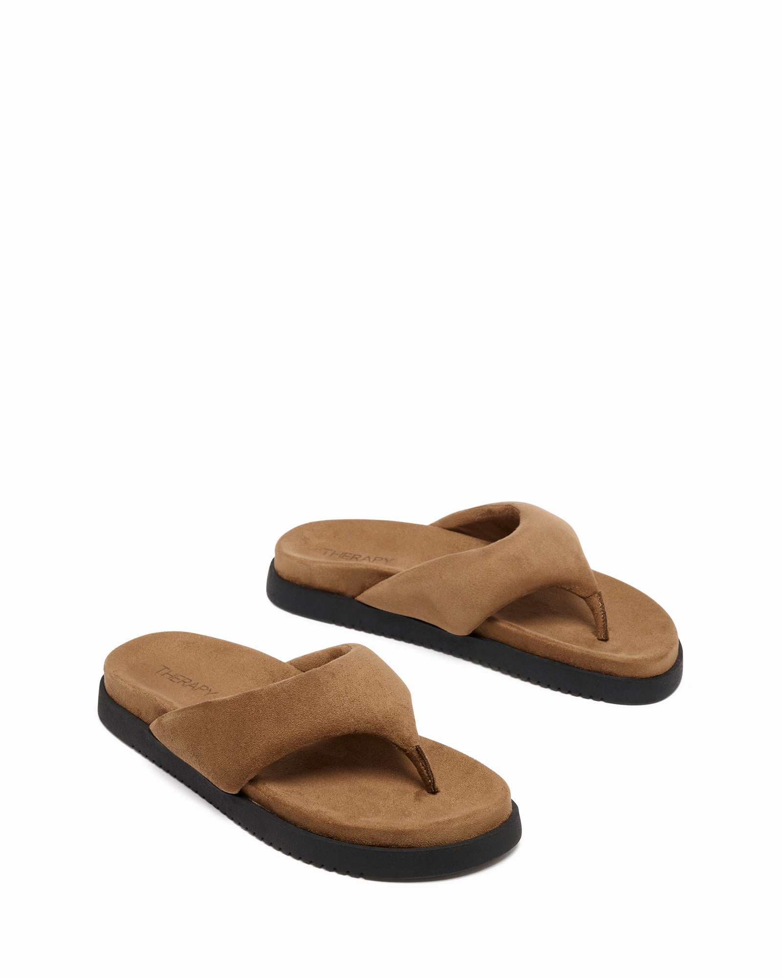 Radar Thong Sandal Toffee Suede Stay Breezy
