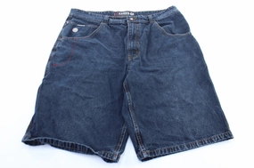 Raider Jean Company Dark Wash Denim Carpenter Shorts High-waisted fit
