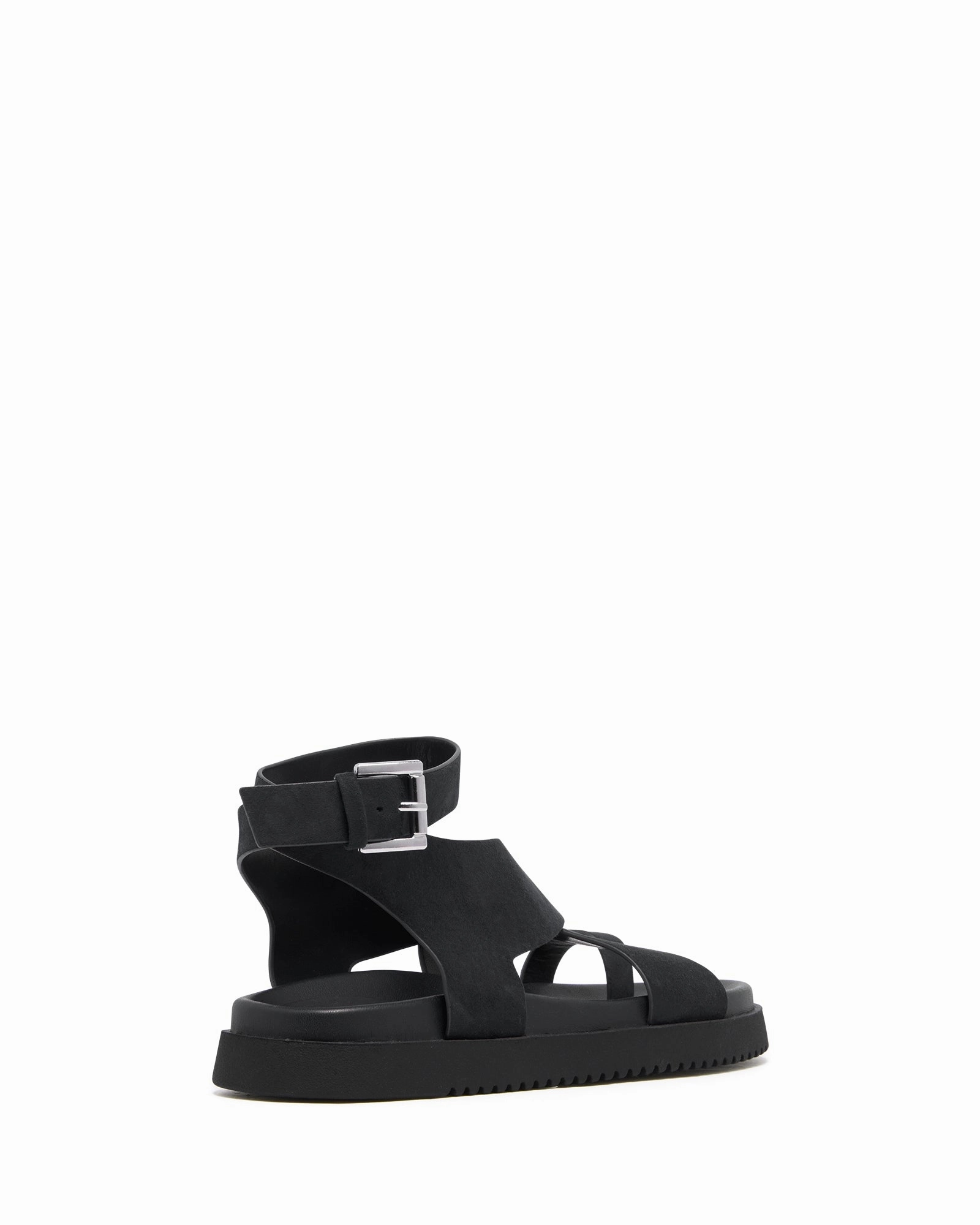 Low Profile Footbed Redeem Sandal Black Suede