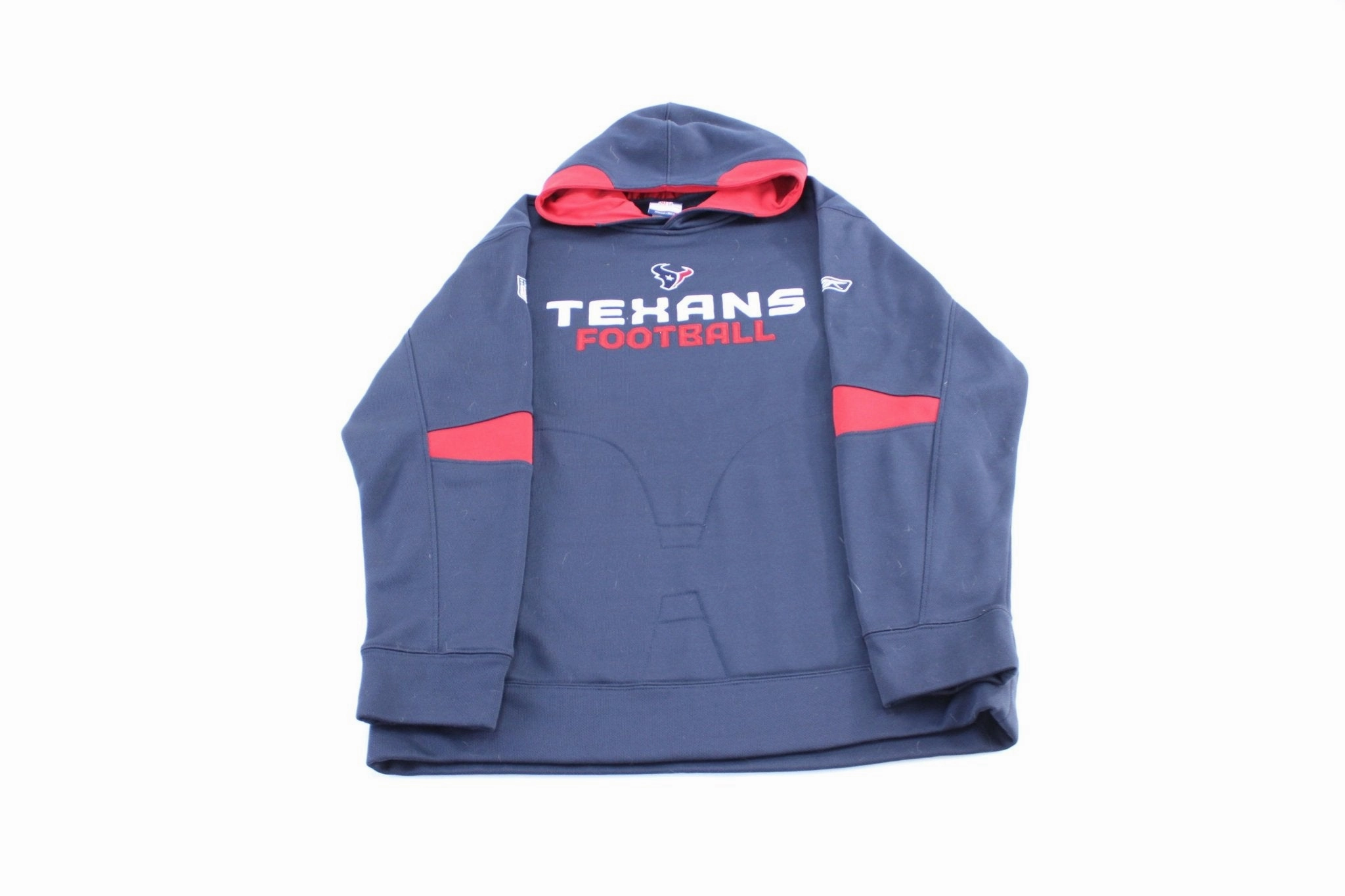 Reebok Embroidered Houston Texans Football Pullover Hoodie WaterResistant Shell Persist