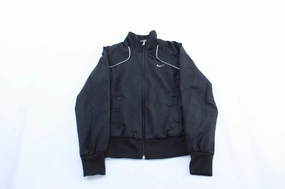 cyclist Resilience Women's Nike Embroidered Logo Black Zip Up Jacket