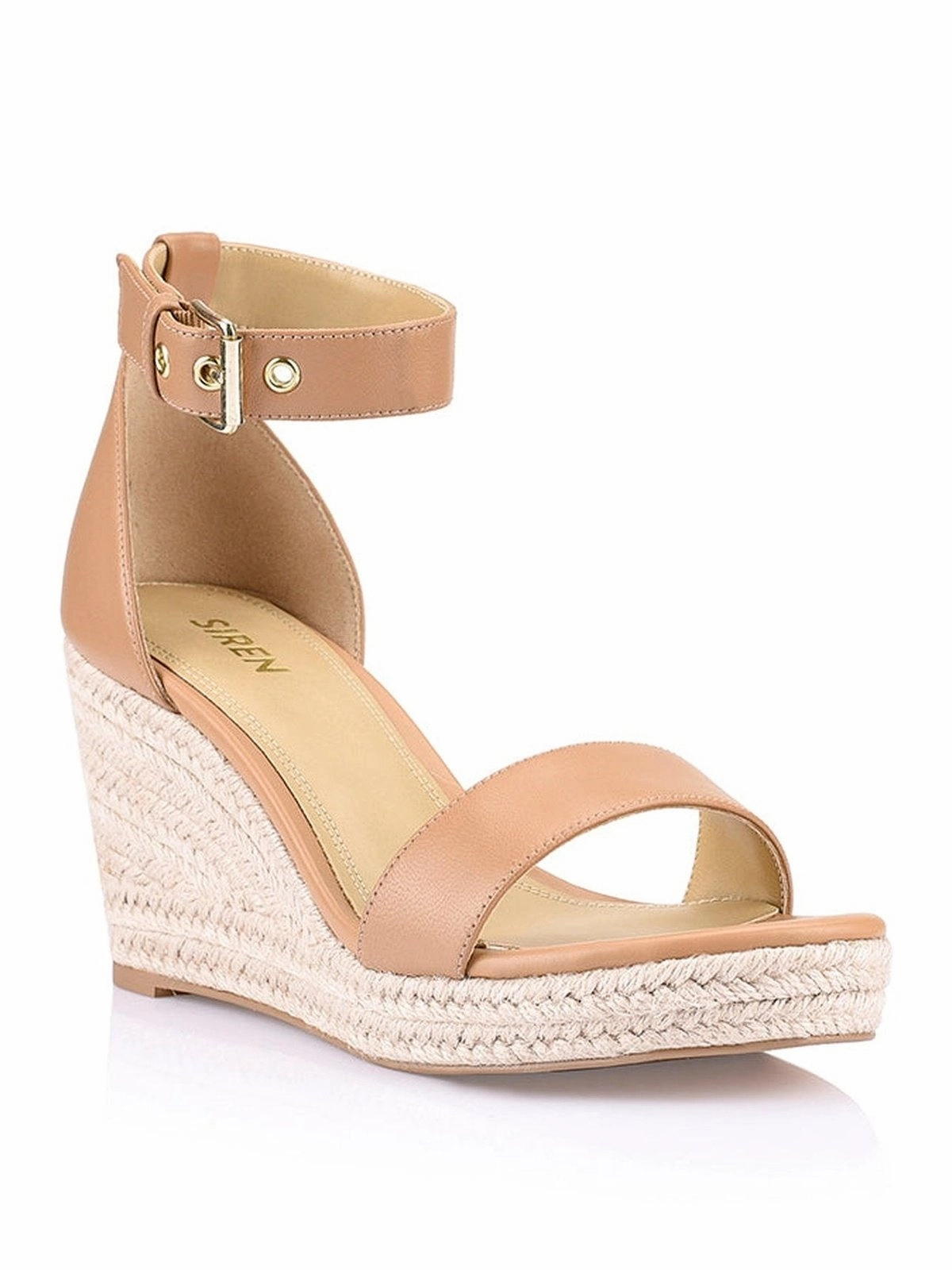 Reign II Wedge Sandals - Soft Tan Leather Bridal Stilettos Season Favorite