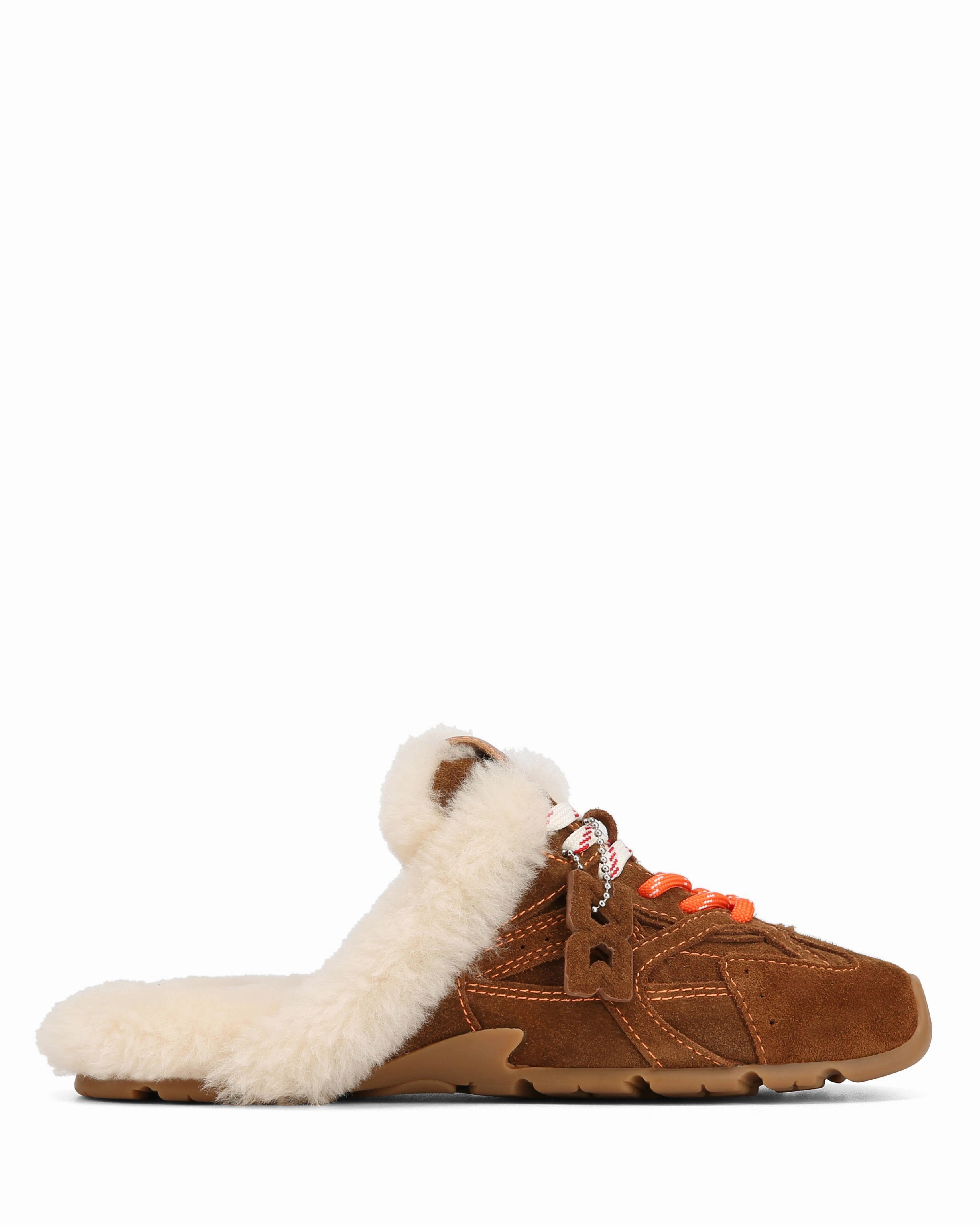 Atlas Mule Tan Suede Arch Stabilization