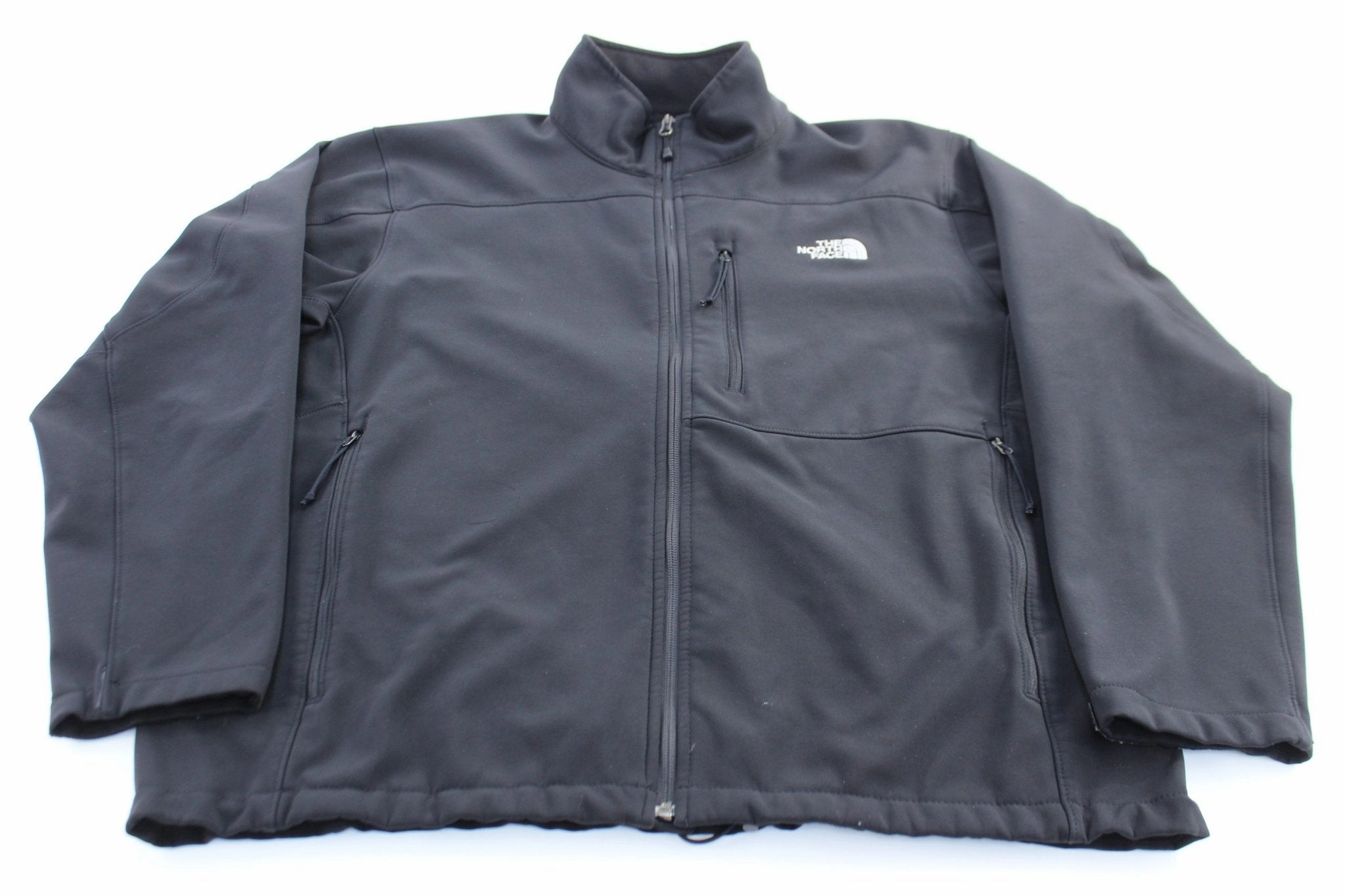 Purple anniversary The North Face Embroidered Logo Black Zip Up Jacket