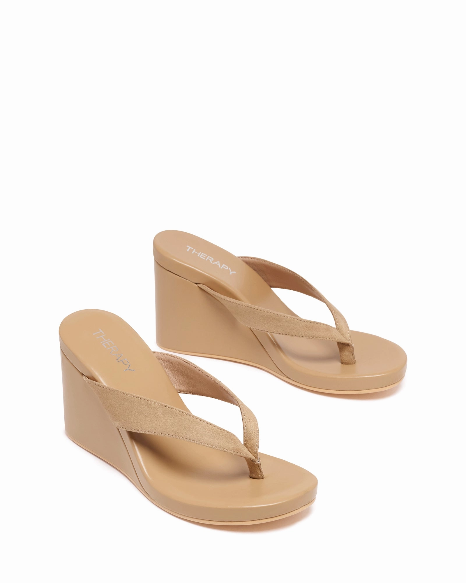 Luxury Footwear for Men Ren Wedge Cashew Suede *PRE ORDER DUE FOR DISPATCH 25TH OCTOBER*