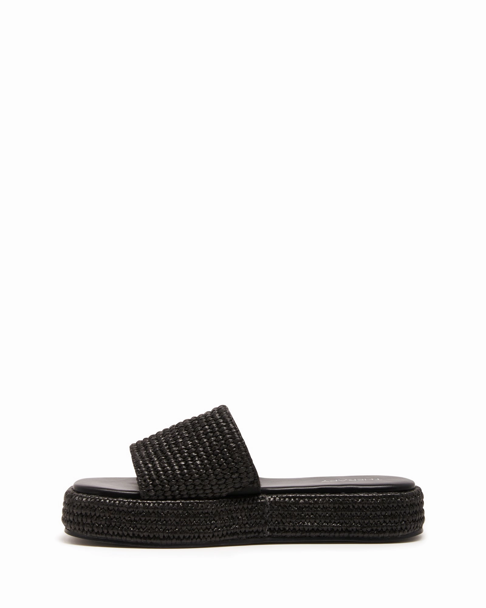 Relaxing Sandals Retro Black Raffia *FINAL SALE*