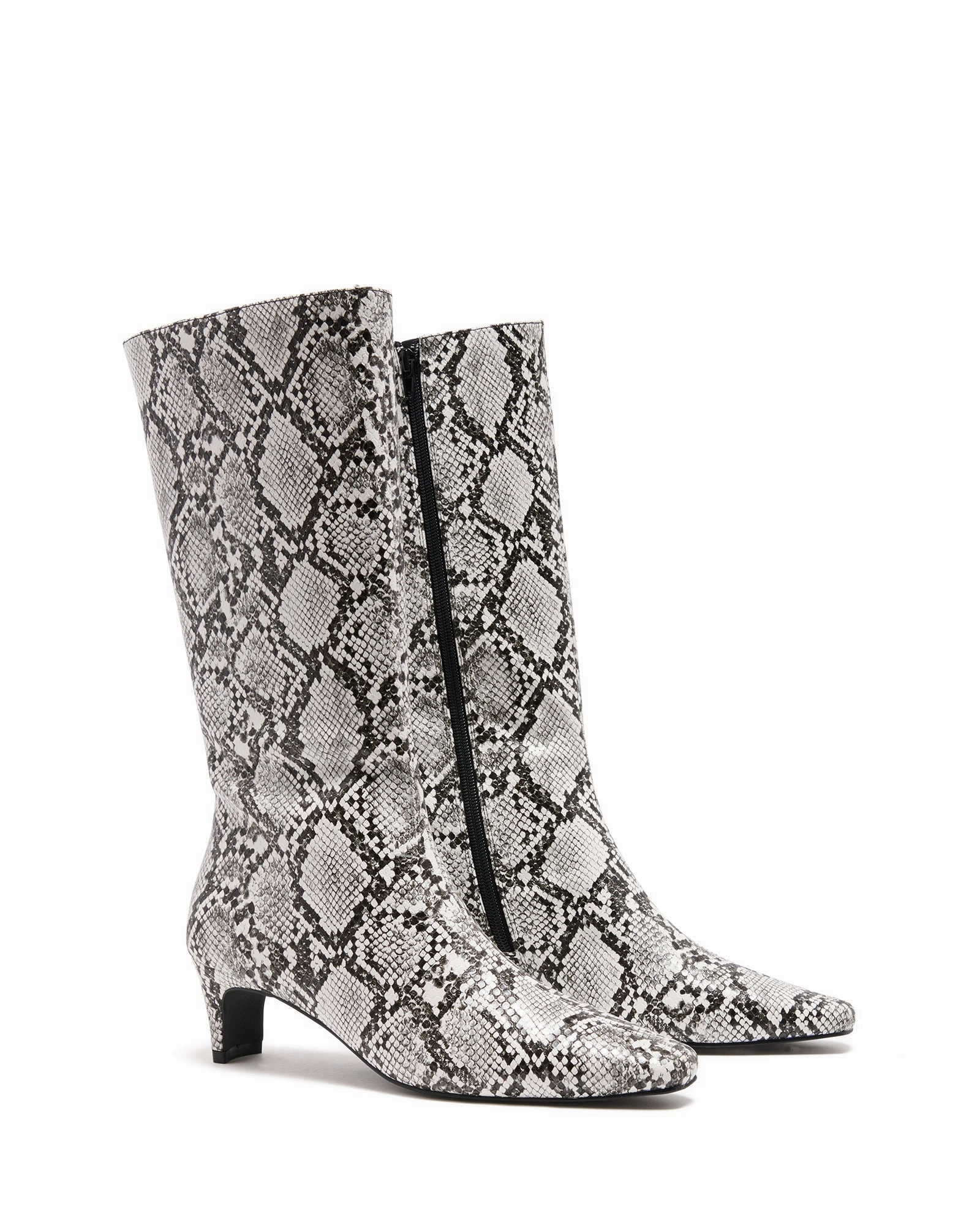 Rhome Tall Boot Black/White Snake youth trend Weekend Fit