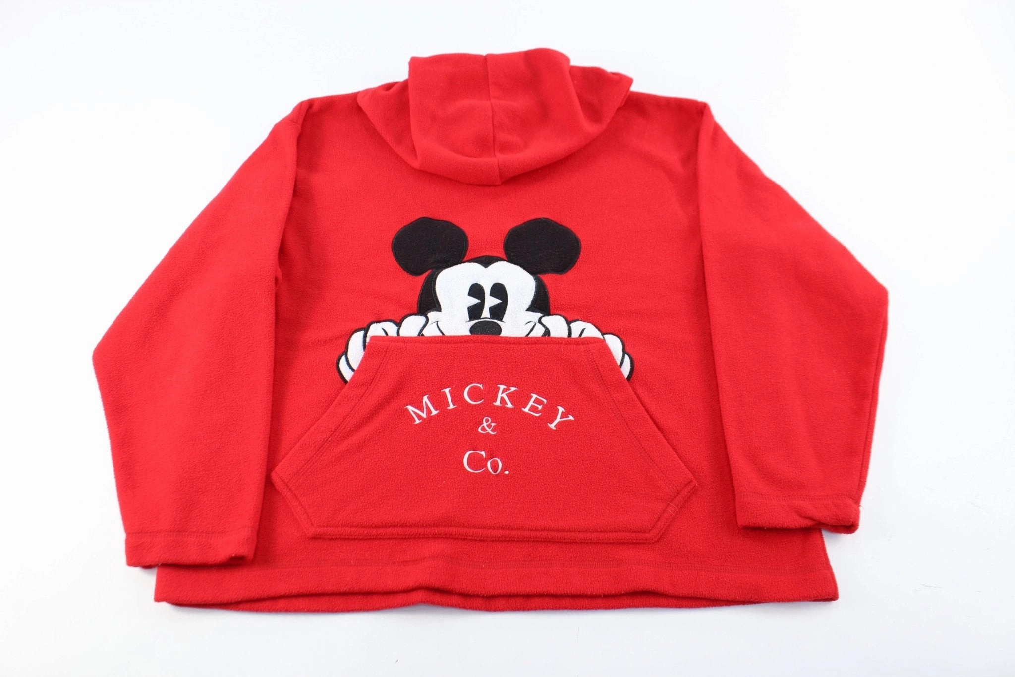 Women's Mickey & Co Embroidered Mickey Mouse Pullover Jacket Urban Outerwear Insulated Interior