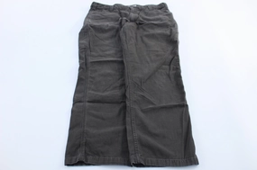 All Purpose Neutral Style Carhartt Logo Patch Grey Relaxed Fit Pants