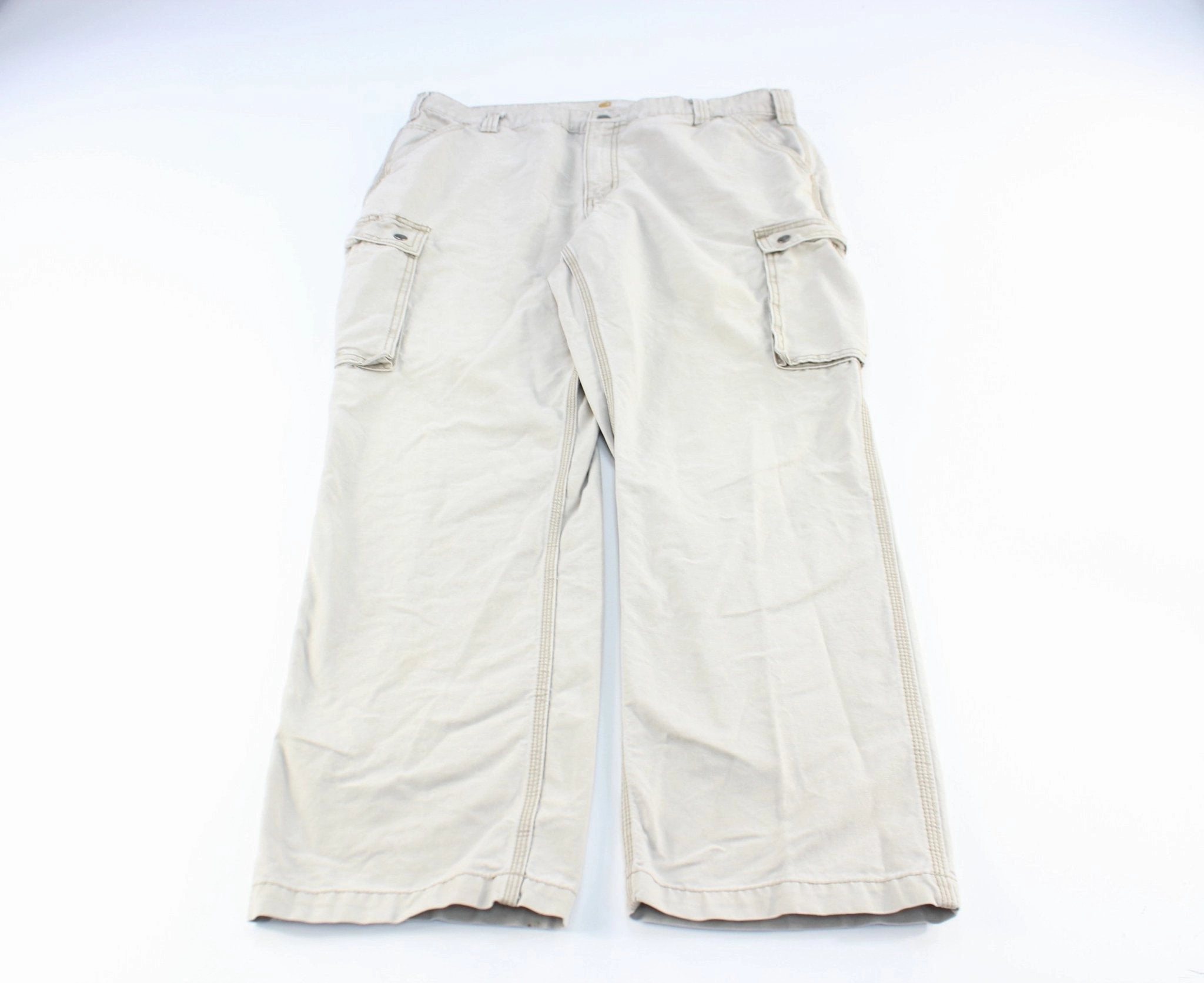 Carhartt Logo Patch White Pants BreathableLining