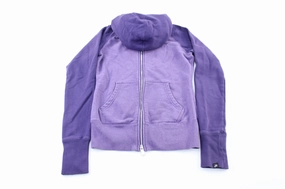 Women's Y2K Nike Embroidered Logo Purple Zip Up Jacket car Closet