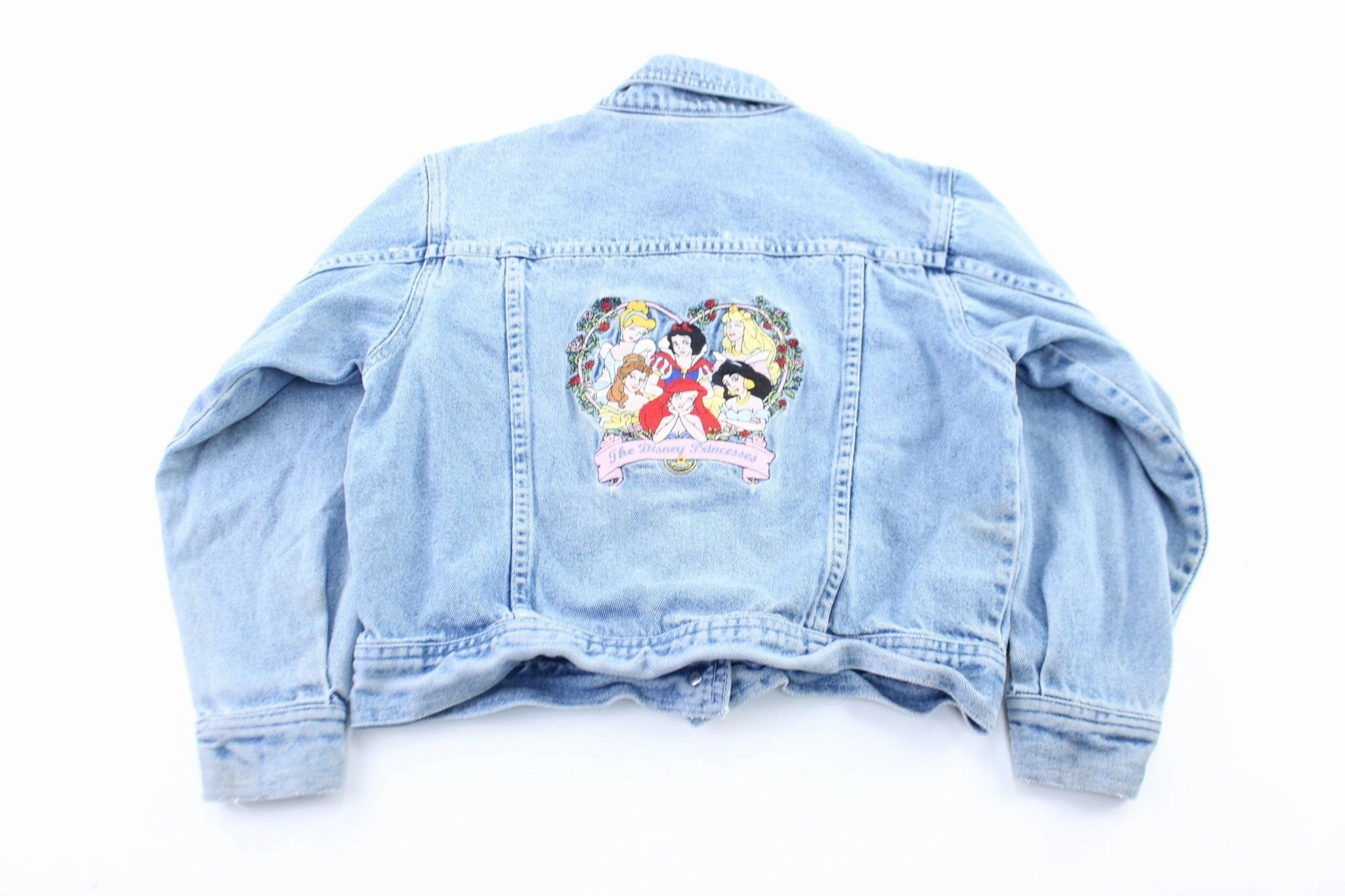 Safari snap closure Girls Disney Store Embroidered Disney Princesses Denim Jacket