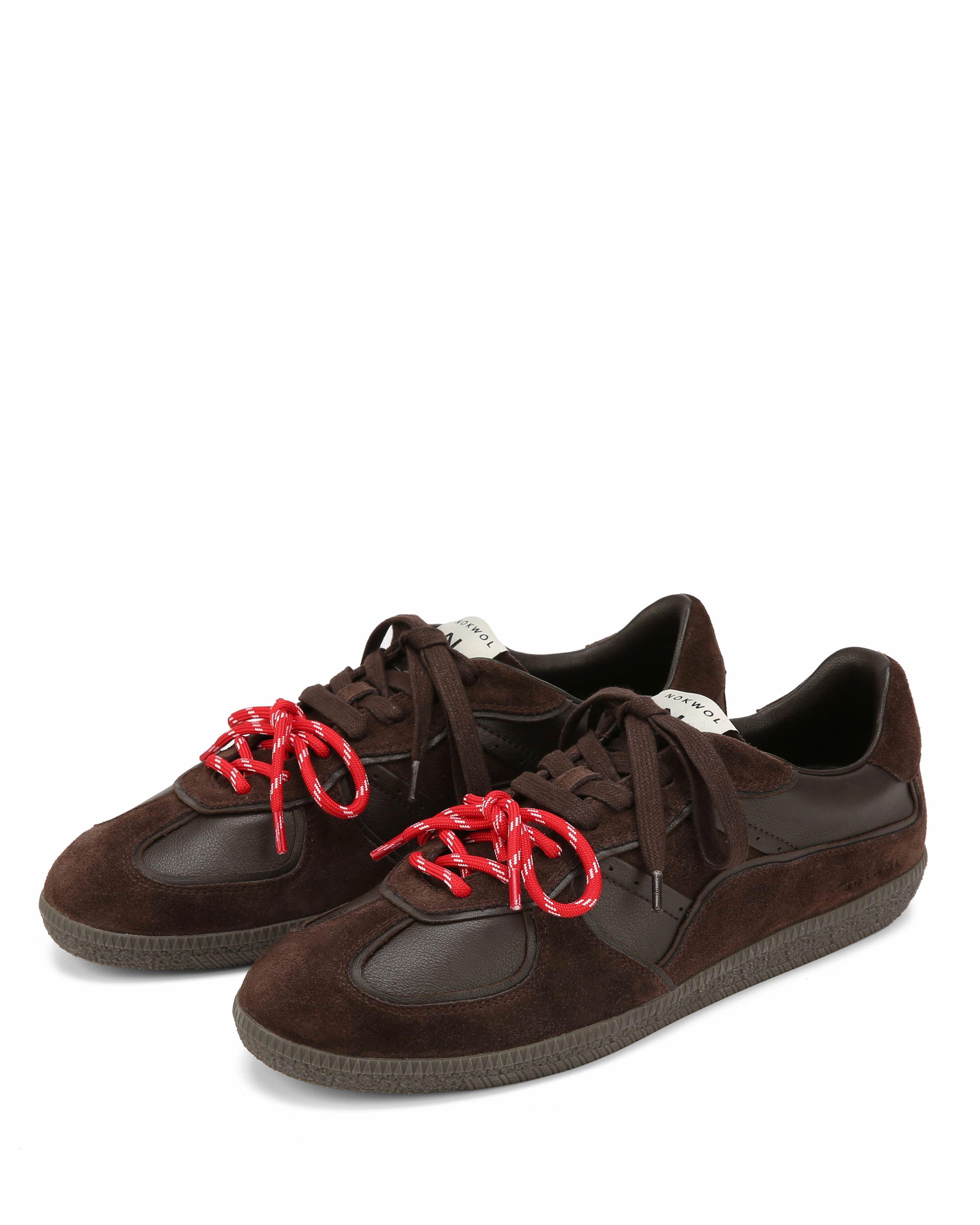 Cushioned Midsole Geometry September-M Brown Suede/Leather