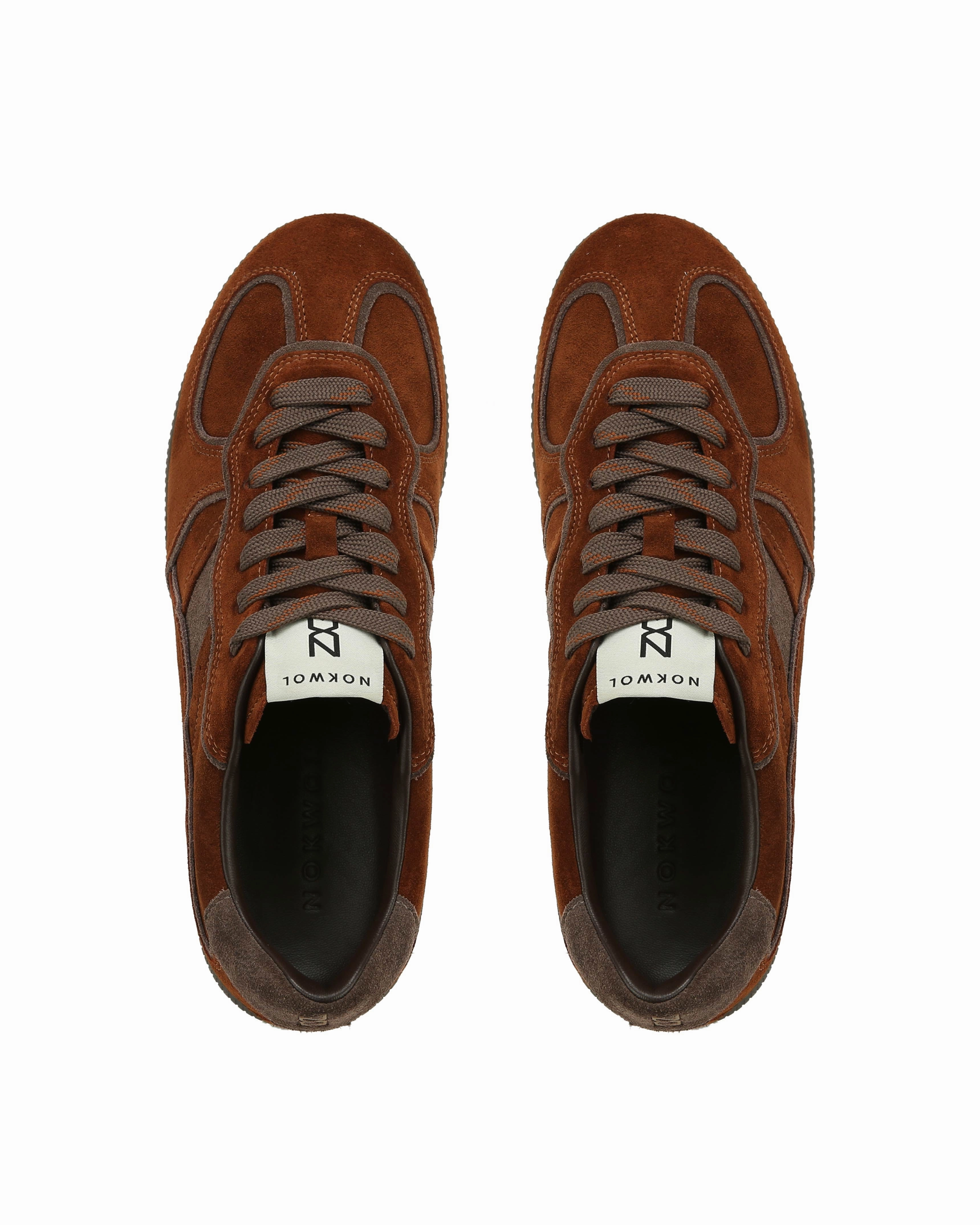 Built-In Lining Customizable Fit Mechanism September-M Cognac/Tobacco Suede