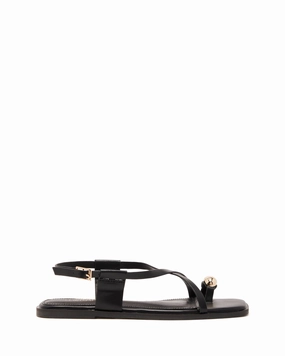simple design Gleam Sandal Black