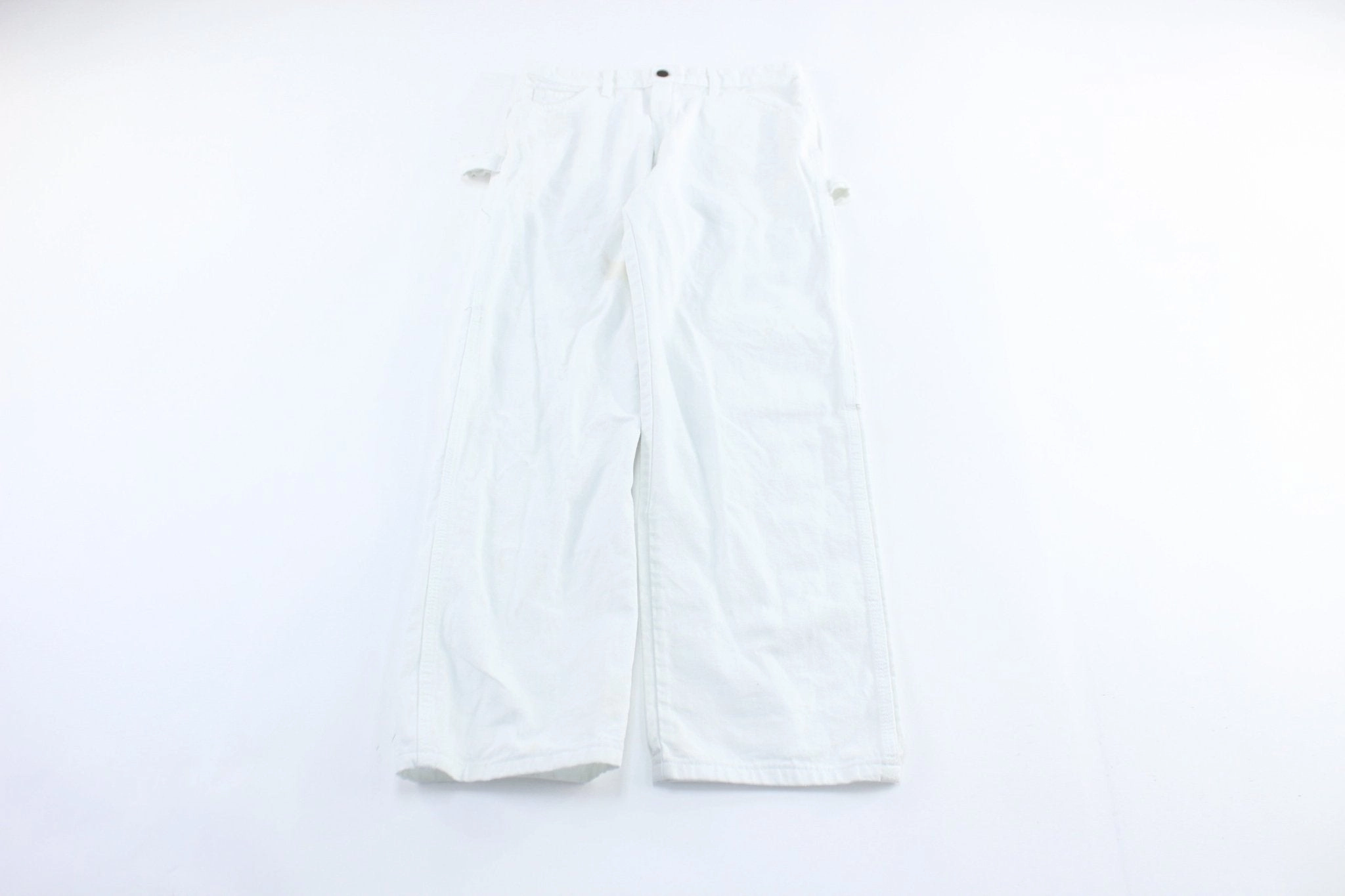 Dickie's Logo Patch White Sherwin Williams Carpenter Pants Comfort Waist