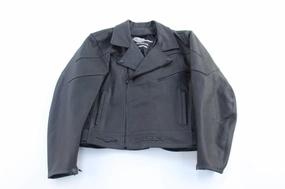 Suzuki Boulevard C 109R Limited Edition Black Leather Jacket Sporty Outerwear scarf