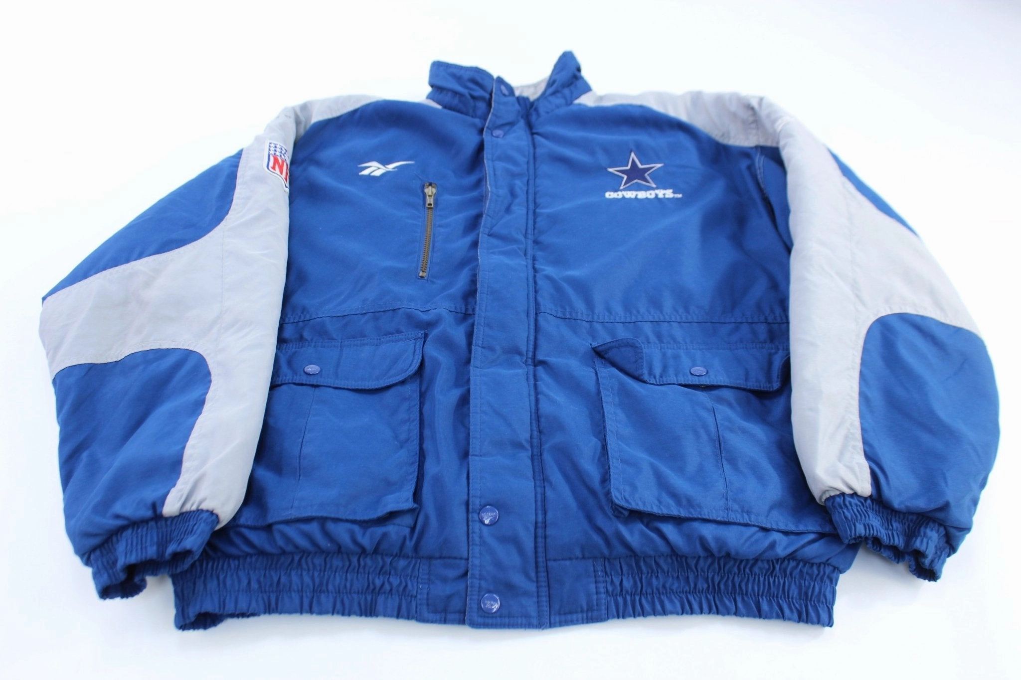 Exhibit Vintage Reebok Pro Line Dallas Cowboys Football Jacket