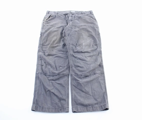 Smart Stretch Carhartt Logo Patch Grey Workwear Pants