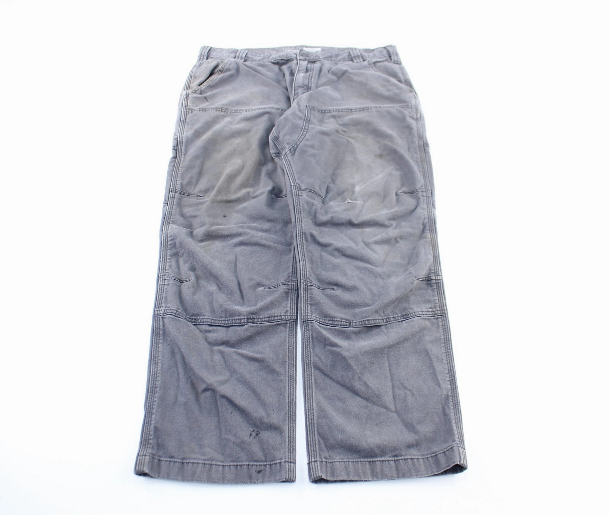 Smart Stretch Carhartt Logo Patch Grey Workwear Pants