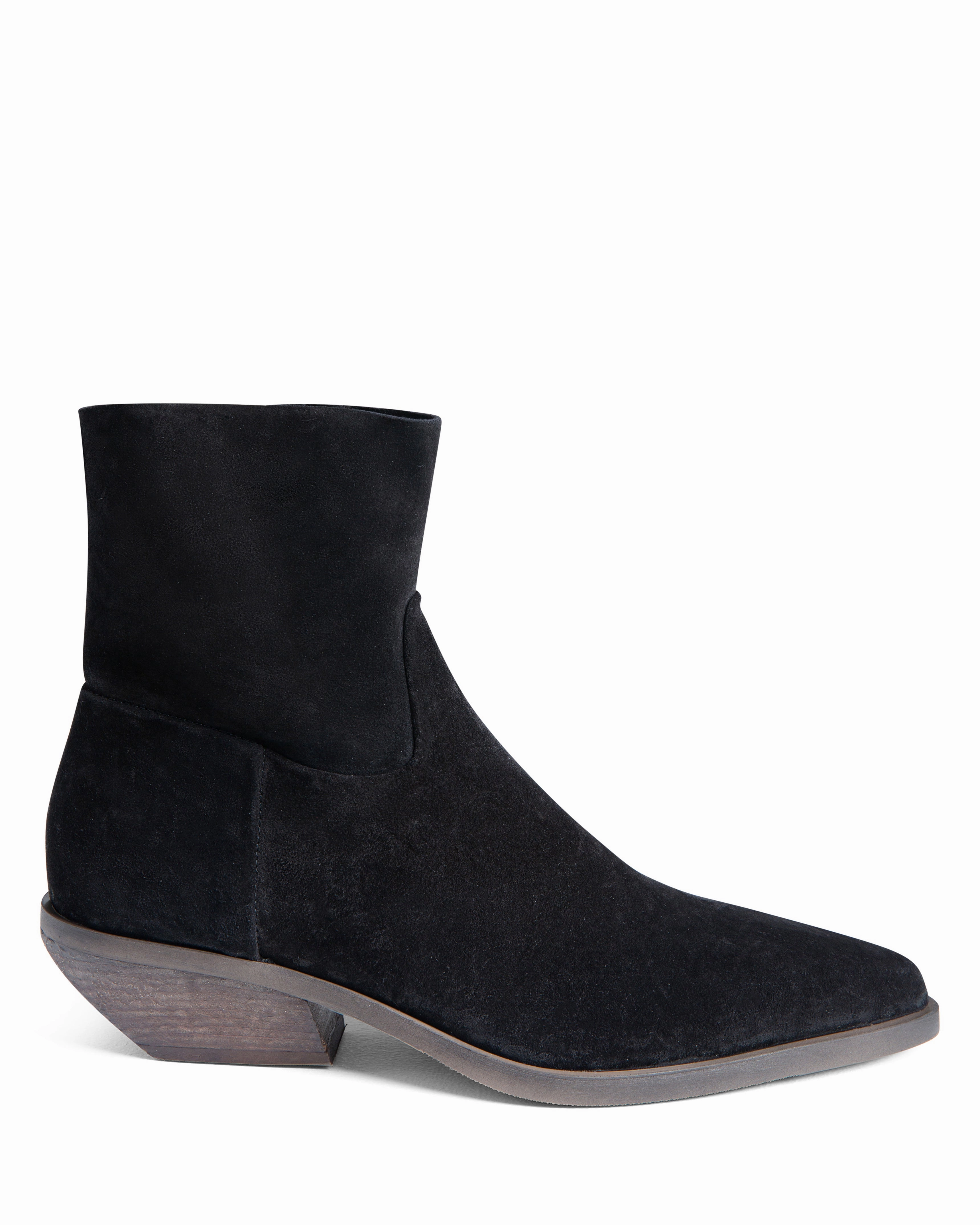 Western Ankle Boot Black Suede E4519 Neutral Setting