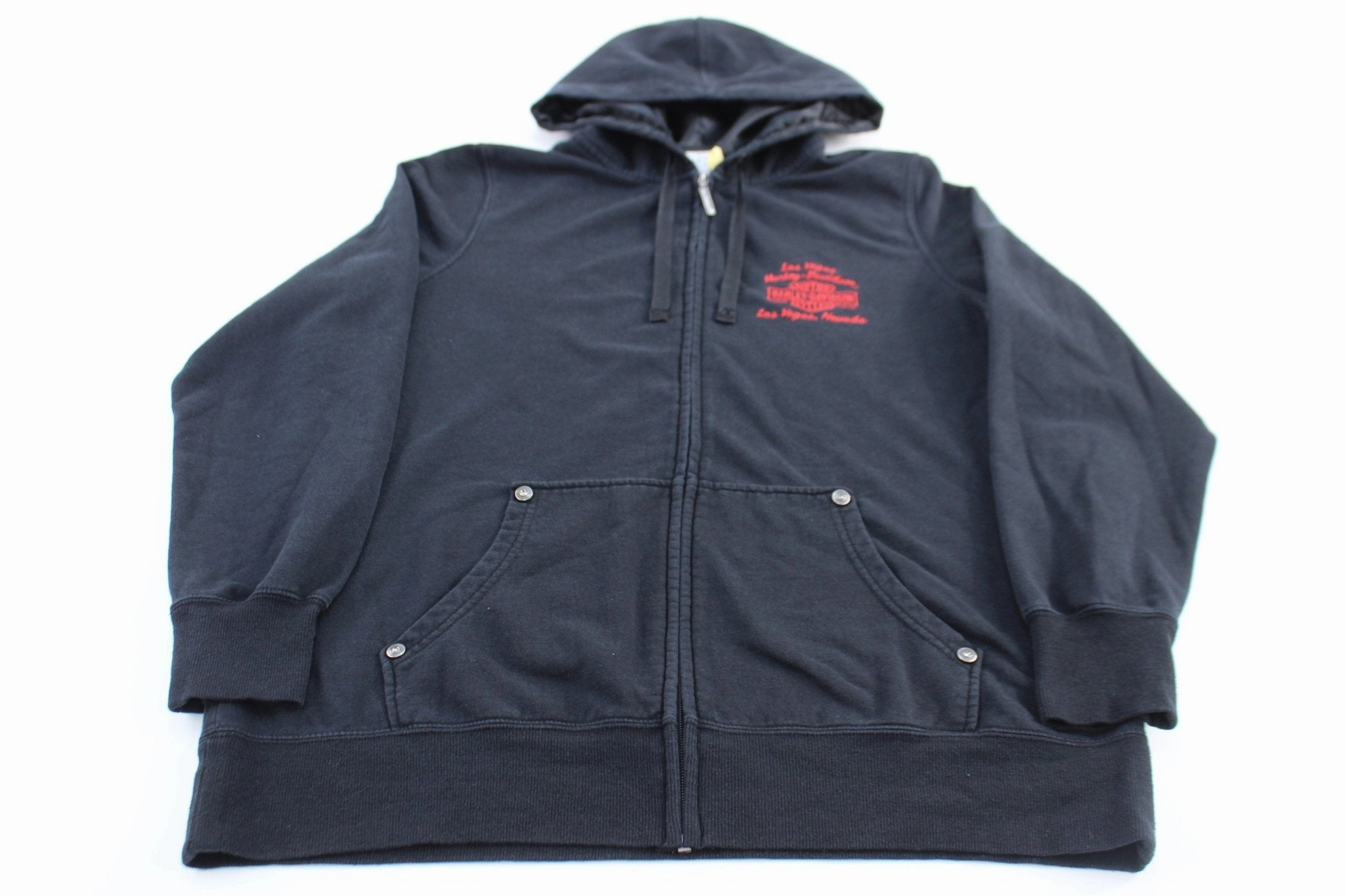 Wedding Urban Ready Women's Harley Davidson Motorcycles Las Vegas Nevada Zip Up Hoodie