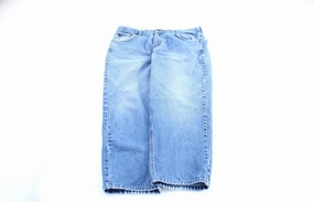 Versatile Layer Carhartt Logo Patch Relaxed Fit Denim Jeans