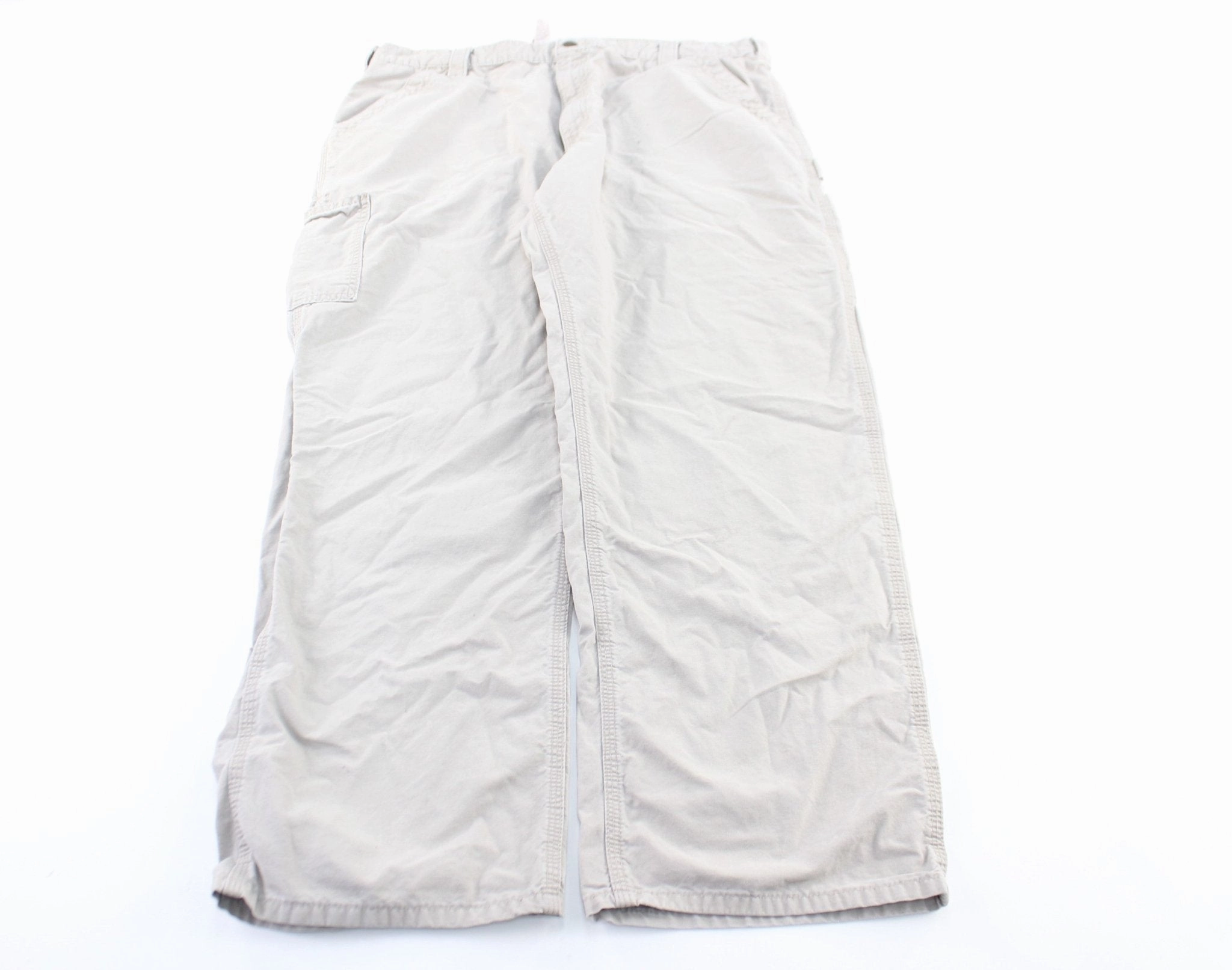 Urban appeal Carhartt Logo Patch White Carpenter Pants
