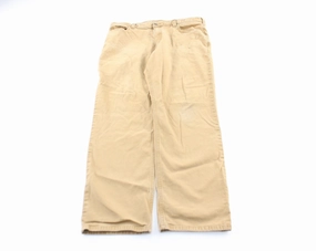 Carhartt Logo Patch Tan Pants Lightweight Fabric