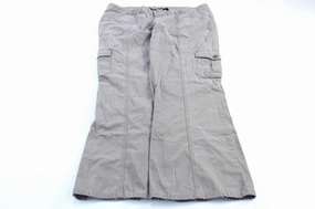 Women's Harley Davidson Motorcycles Light Khaki Cargo Pants Supportive Waistband NonSlipGrip
