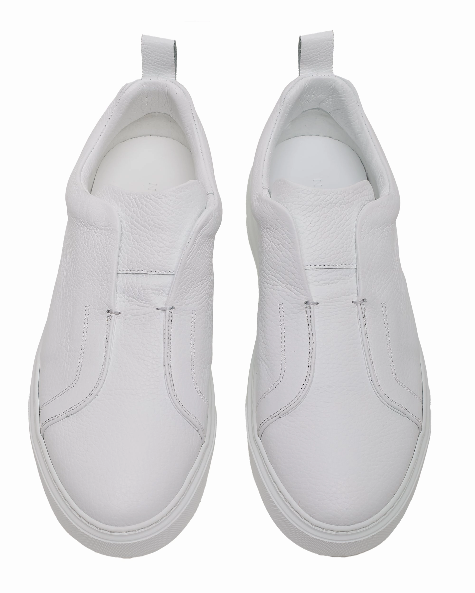 Arch Fit George Leather White