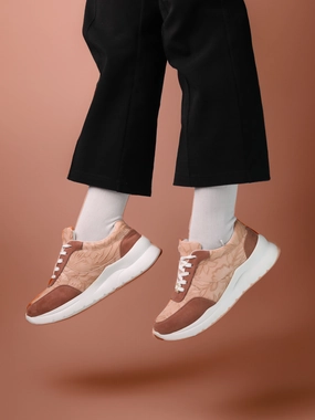 Kerry Peach Sneakers Comfortable ankle