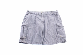 Carhartt Logo Patch Grey Cargo Shorts Comfy Texture