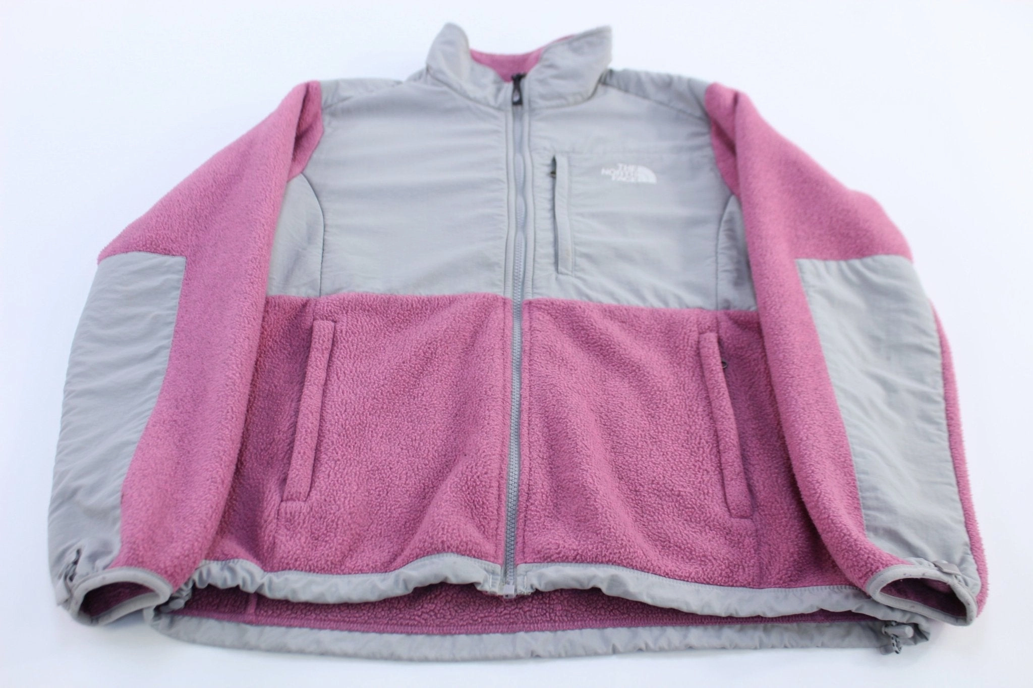 Prayer Protective Layering Women's The North Face Embroidered Logo Pink Zip Up Jacket