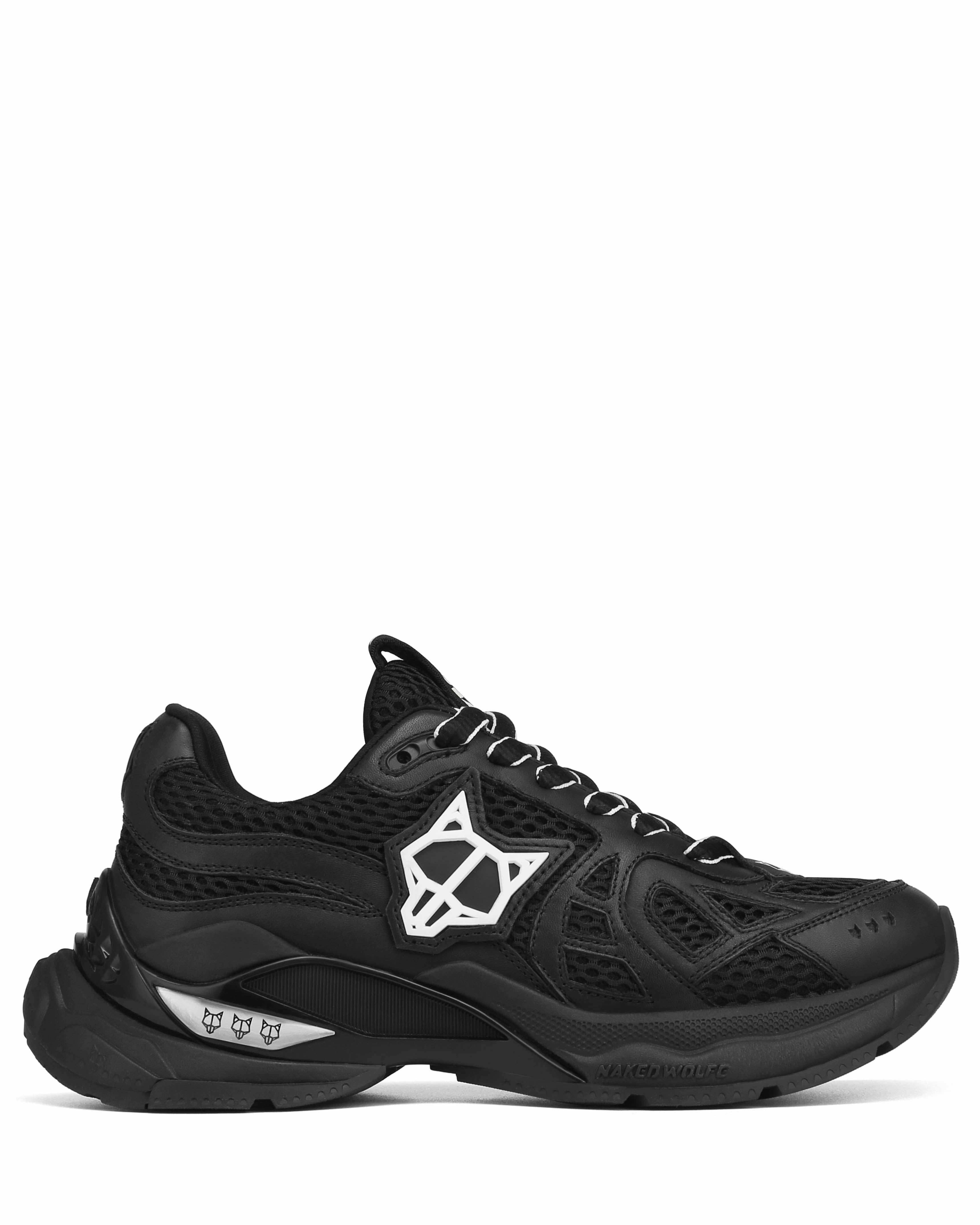 Label Look Smash Double Black Mesh