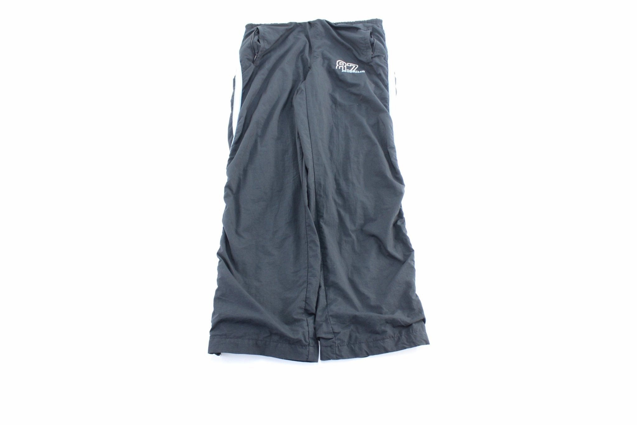 Perfectly Relaxed Women's Mossimo Embroidered Blue, Black, & White Pants