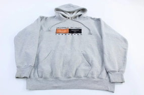 University of Texas Longhorns Grey Pullover Hoodie Example