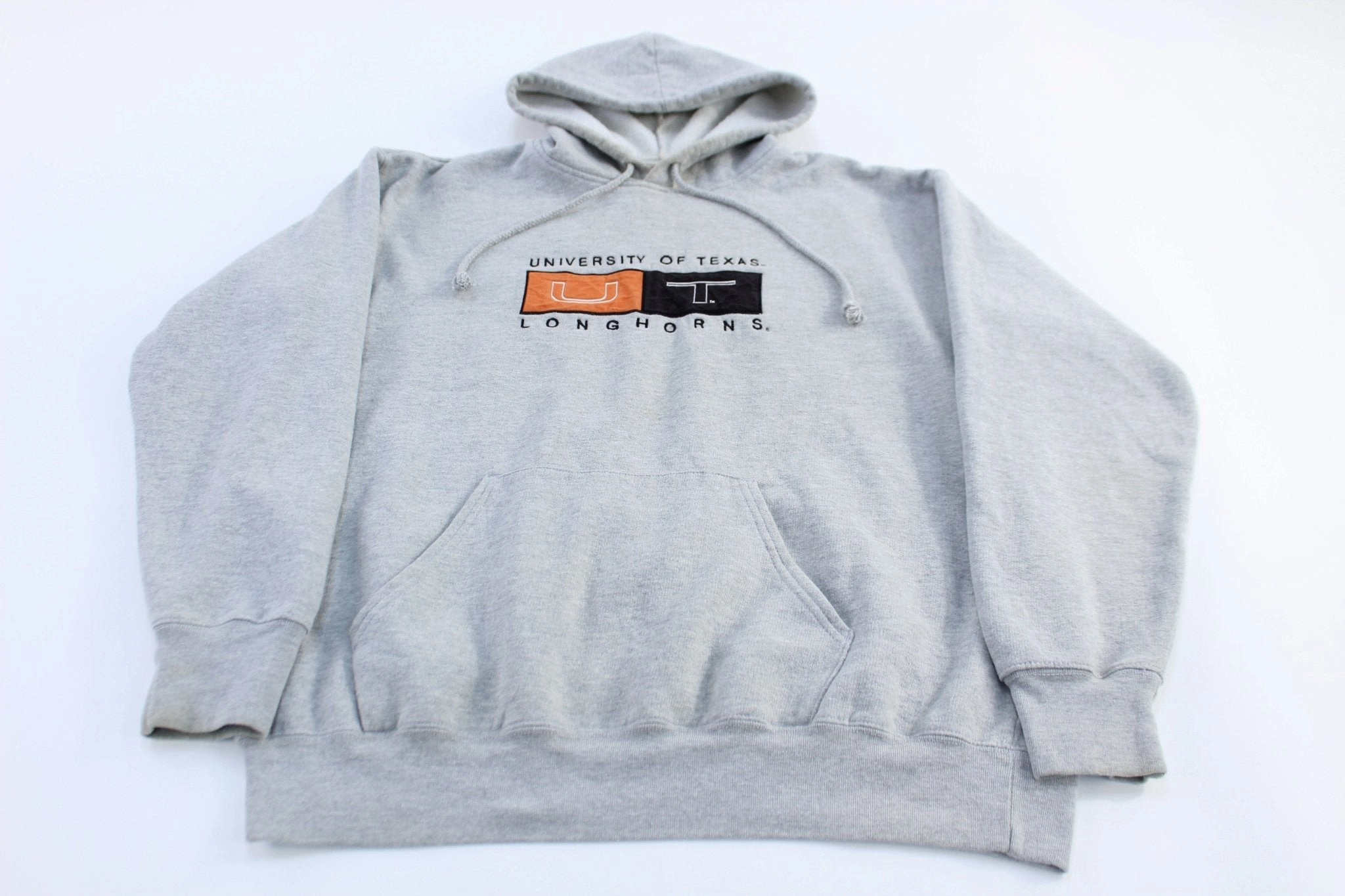University of Texas Longhorns Grey Pullover Hoodie Example