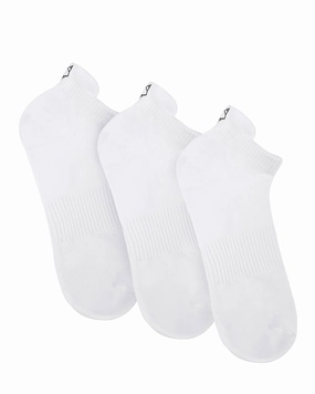 3 Pack Mens Ankle Socks White Photo Base Walk Freedom