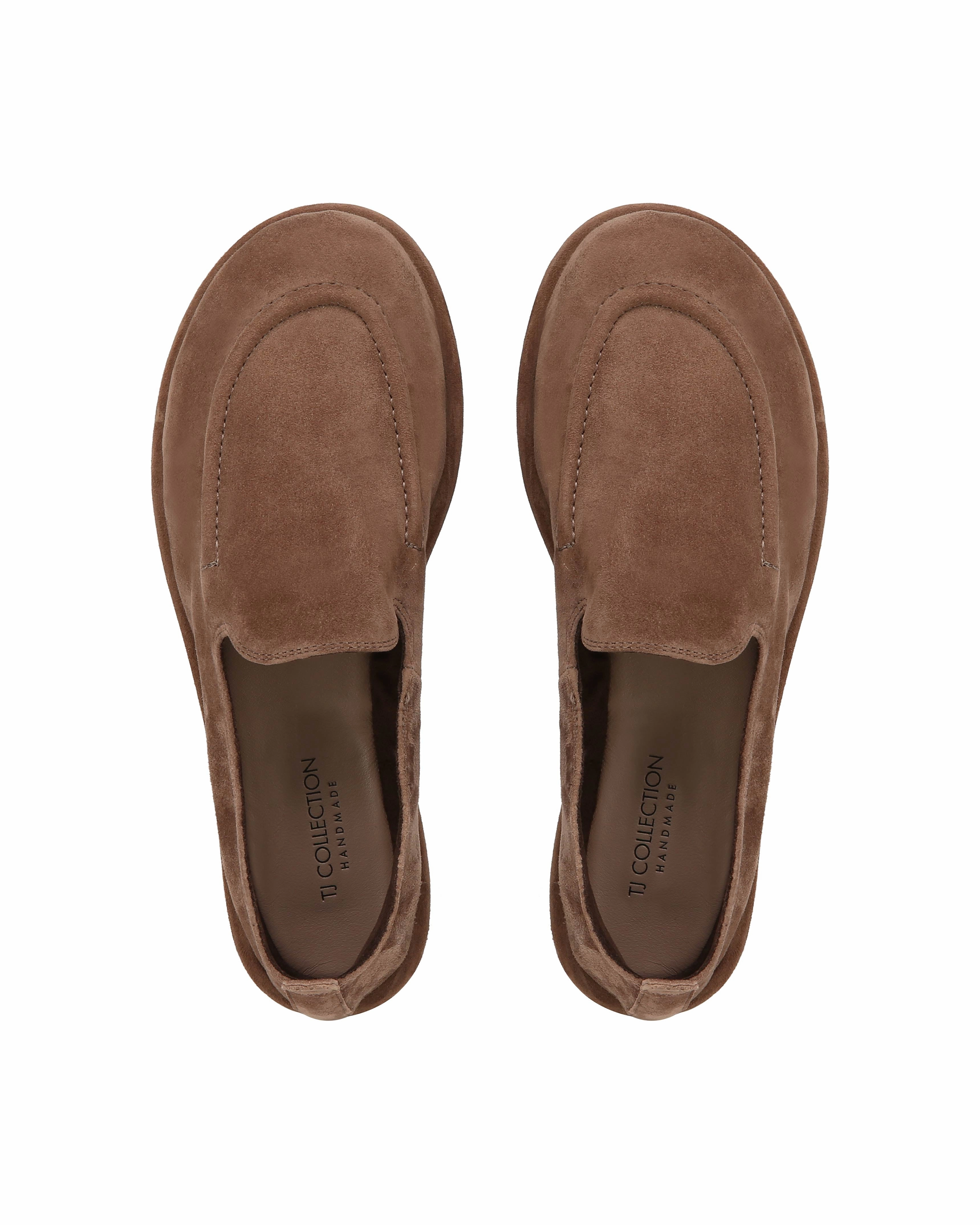 Rusky Dark Taupe Suede Guard Step Soft Material