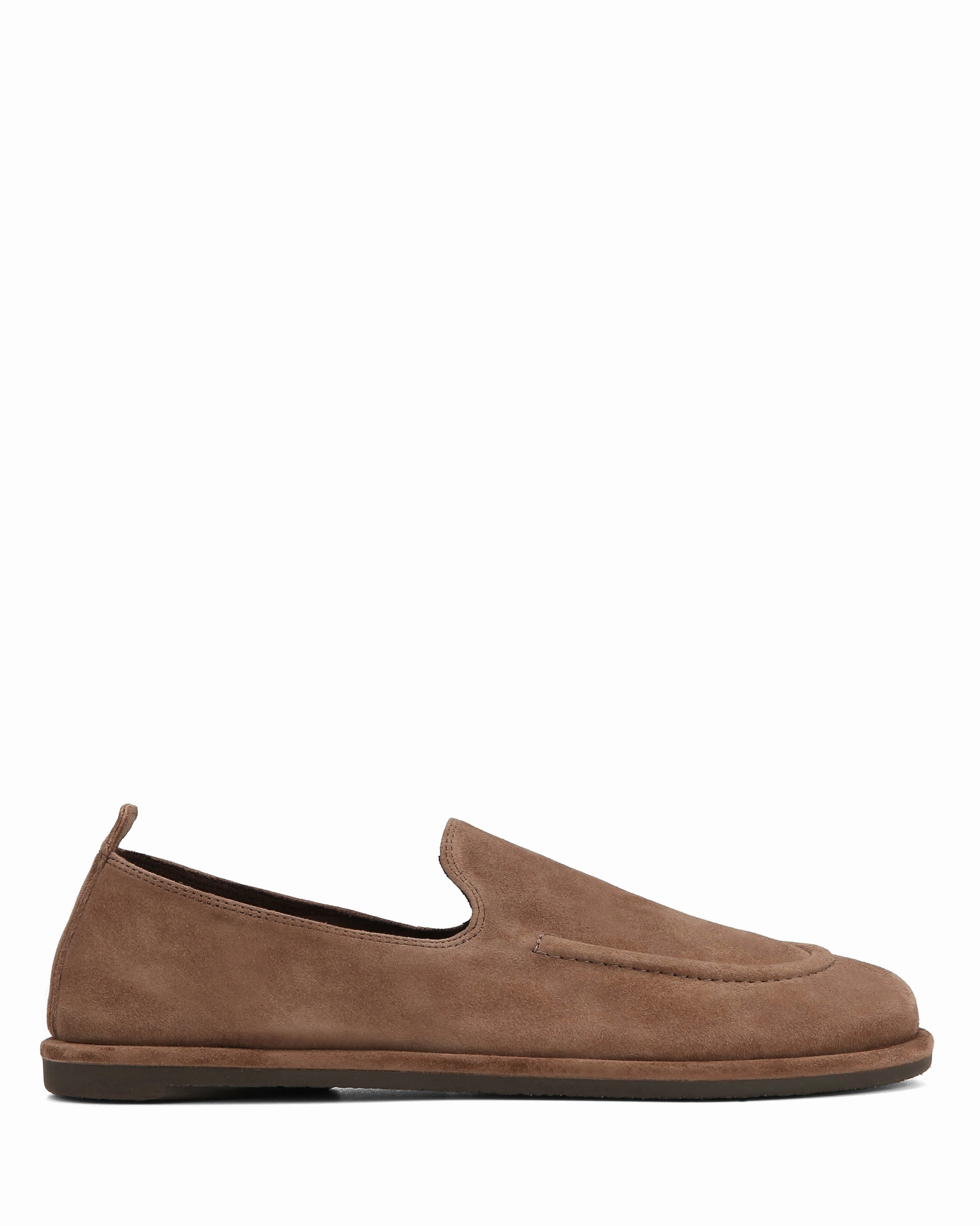 Steady Path Wide Step Rusky Dark Taupe Suede