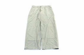 Modern Relaxed Carhartt Logo Patch Green Pants