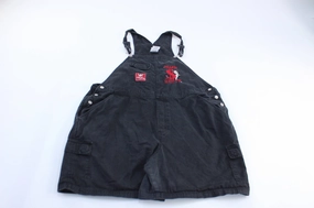 Action concert 2002 Betty Boop Embroidered Black Overalls