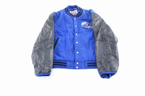 Vintage G-III & Carl Banks Embroidered New York Giants Varsity Jacket Negotiate