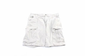 Carhartt Logo Patch Light Beige Shorts NoiseReducingFabric Secure Cuff Design