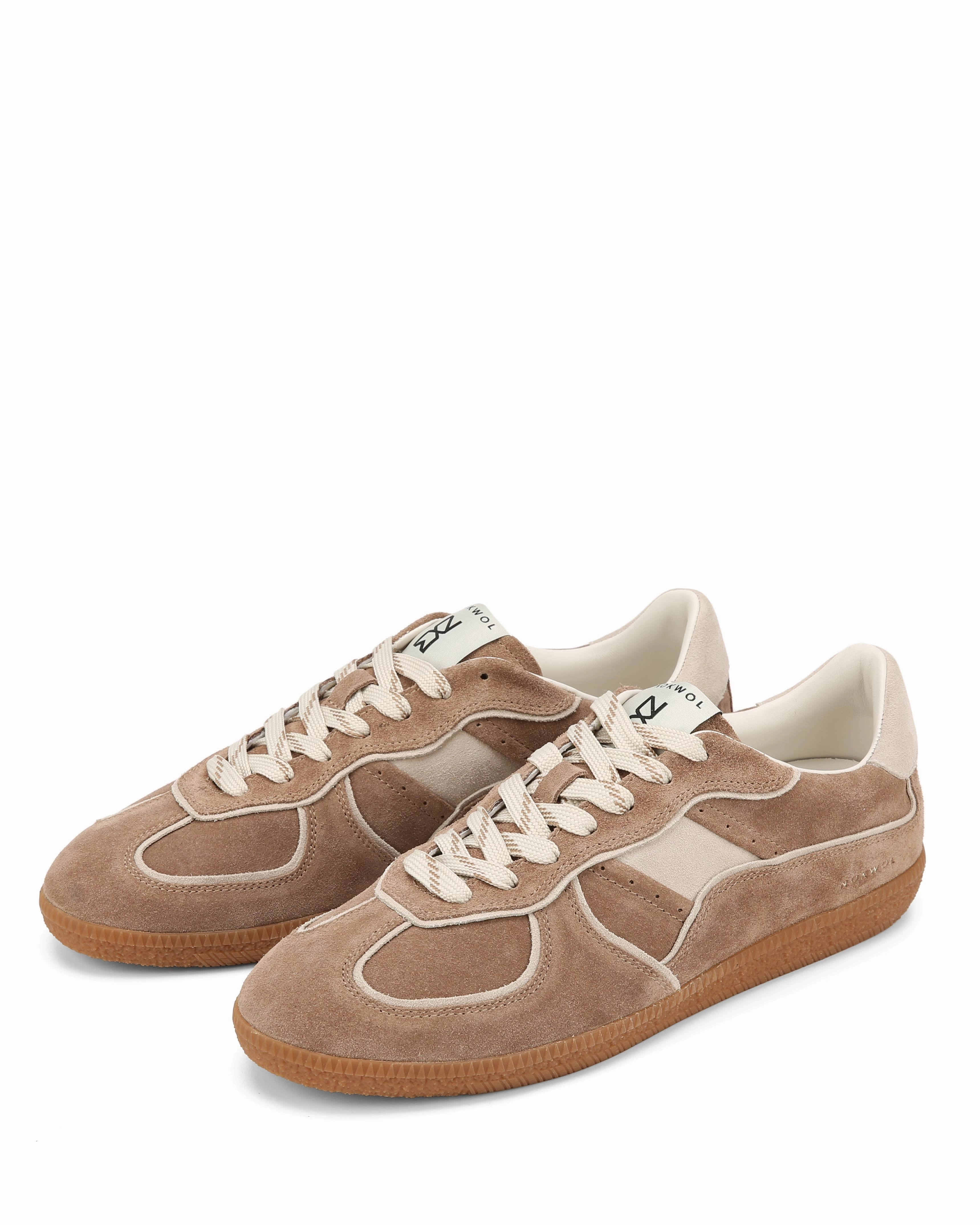 September-M Mushroom/Off White Suede Torsion Control System