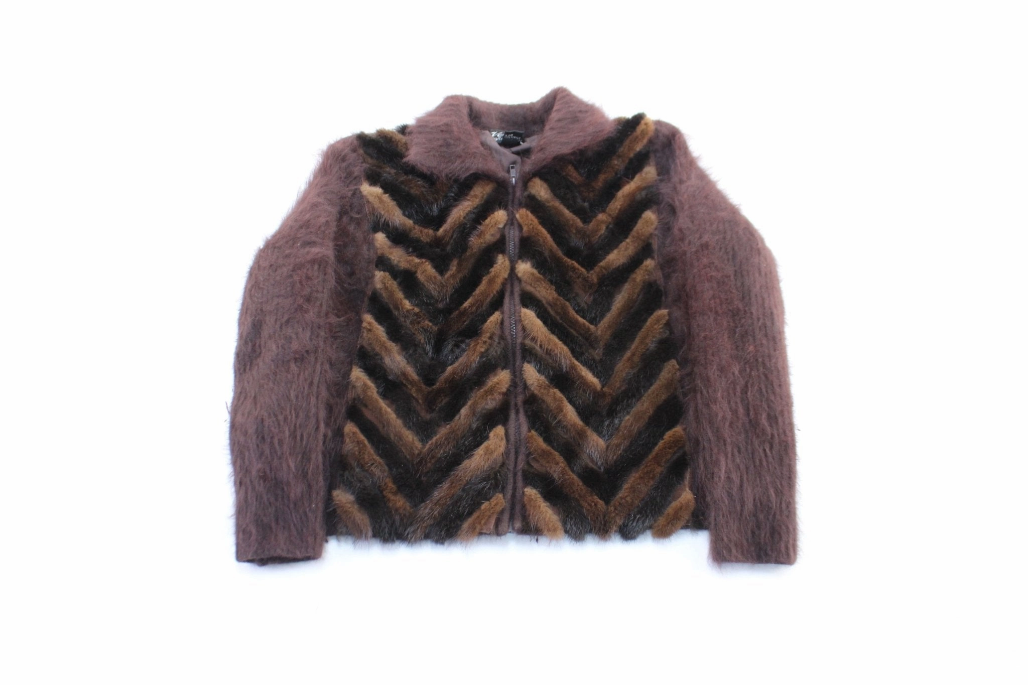 Flexible Continue Women's Venesha Angora Zip Up Jacket