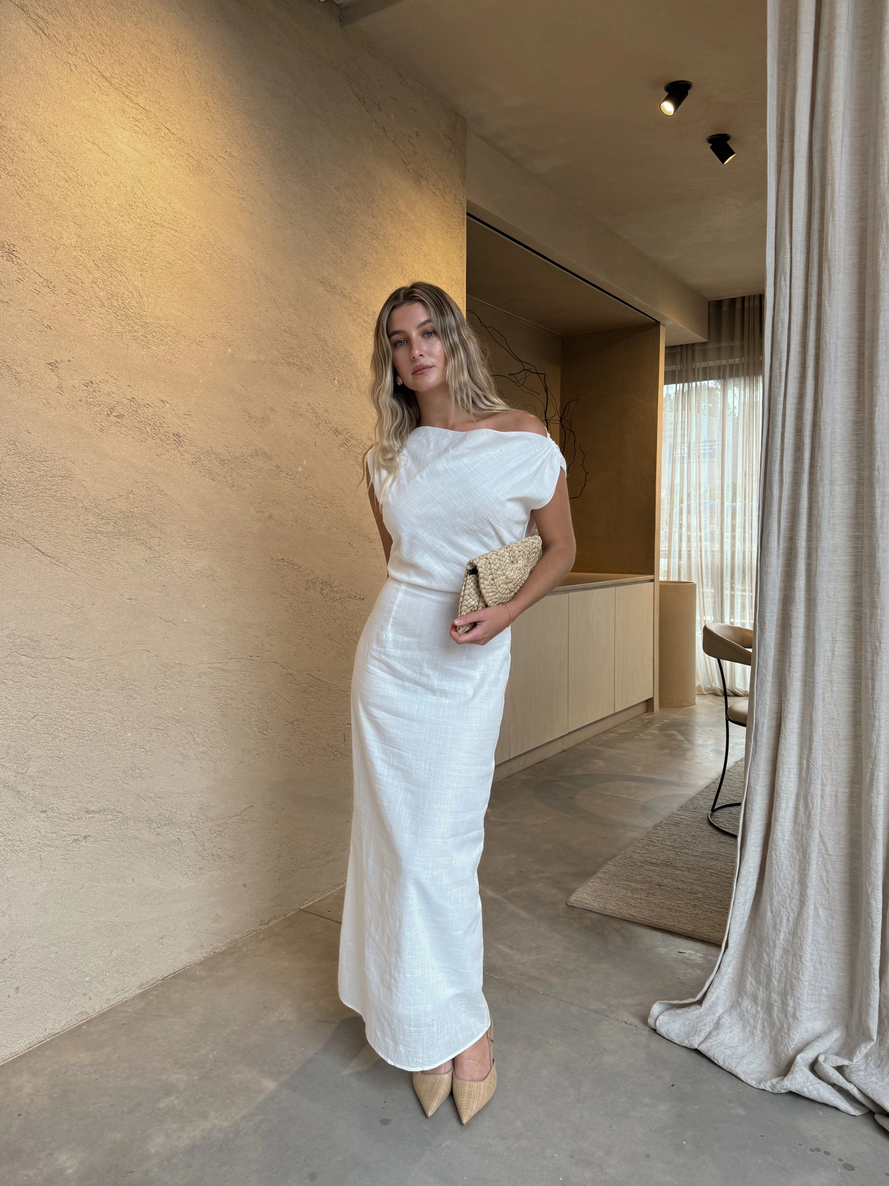 Yasmine Slingback Heels - Almond Leather & Natural Raffia Urban Start NYC Trend